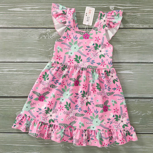 Raspberry Petals: Dress