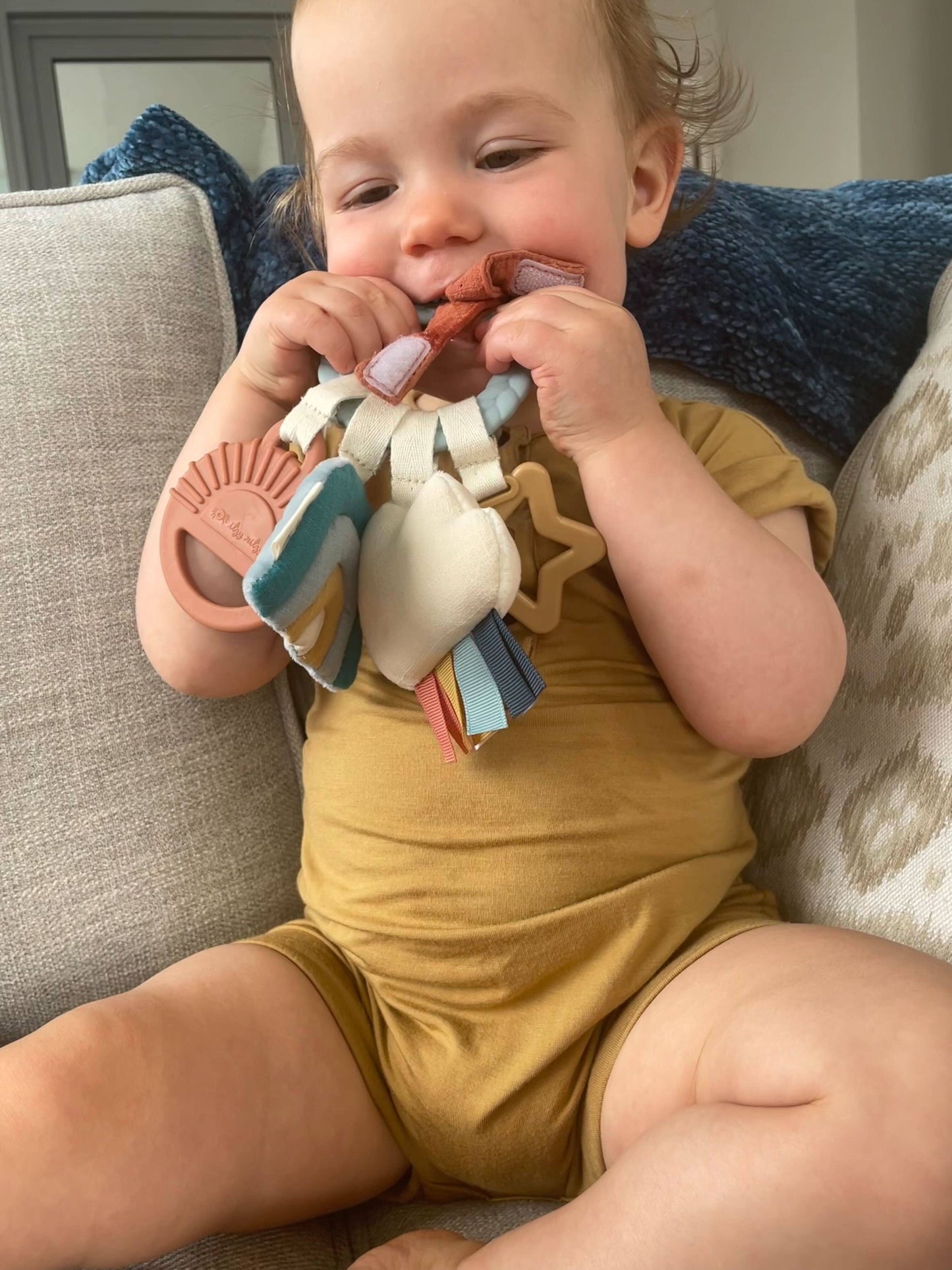 *NEW* Bitzy Busy Ring™ Teething Activity Toy Cloud