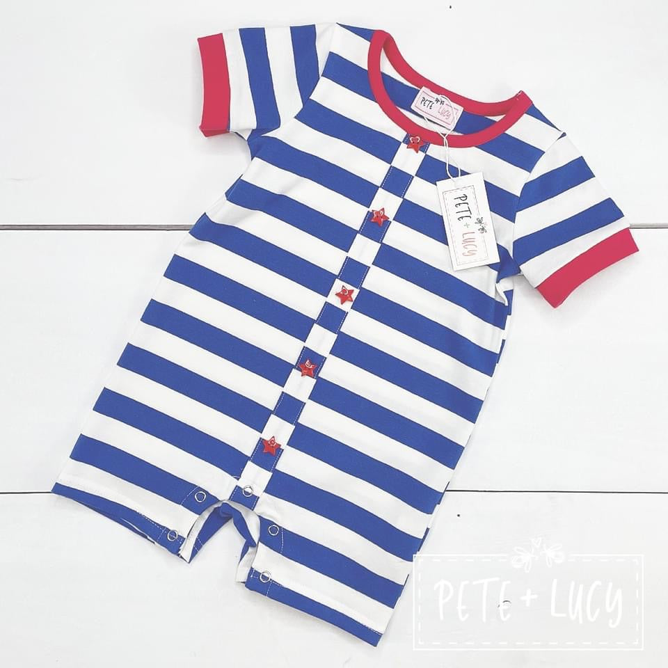 July 4: Boys Infant Romper