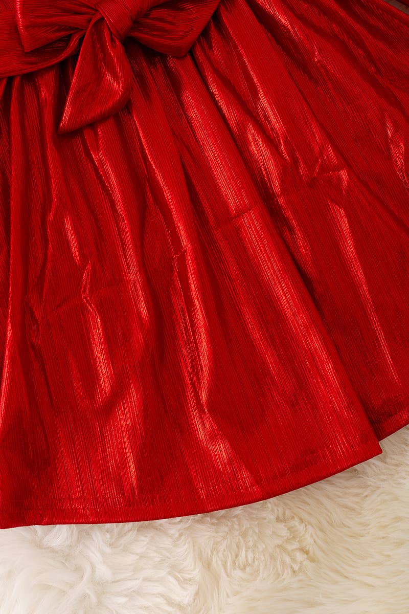 Red Shimmer: Dress