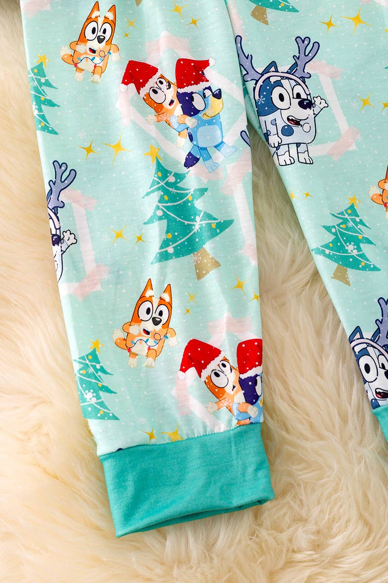 Bluey Christmas Pajama Set