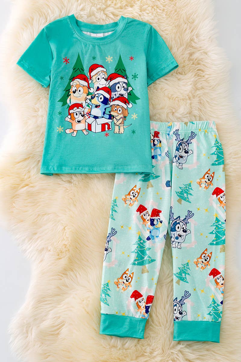 Bluey Christmas Pajama Set