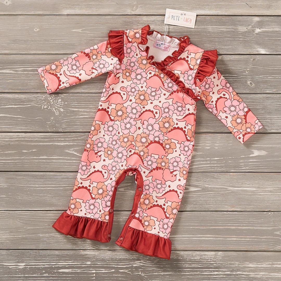 Aubrey; Girls Romper