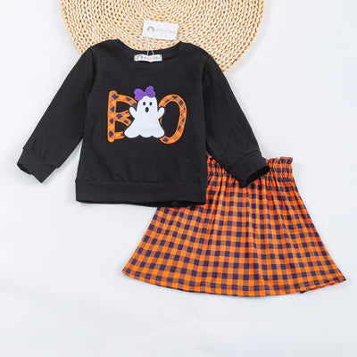 Boo; Girls Skirt Set