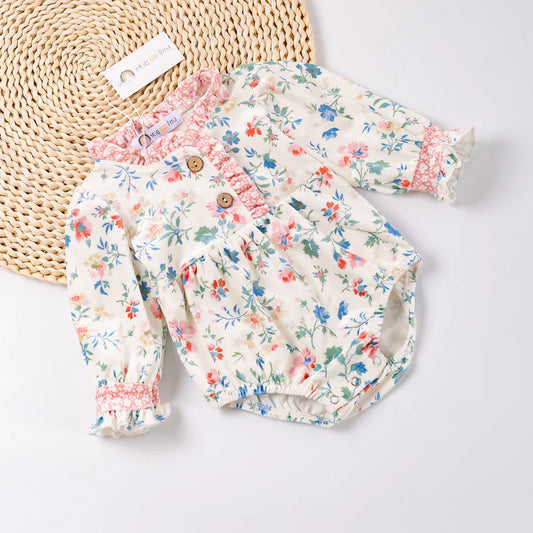 Frilly Blooms; Romper