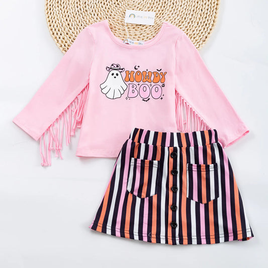 Howdy Boo; Girls Skirt Set