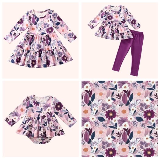 Jeweled Petals - pant Set
