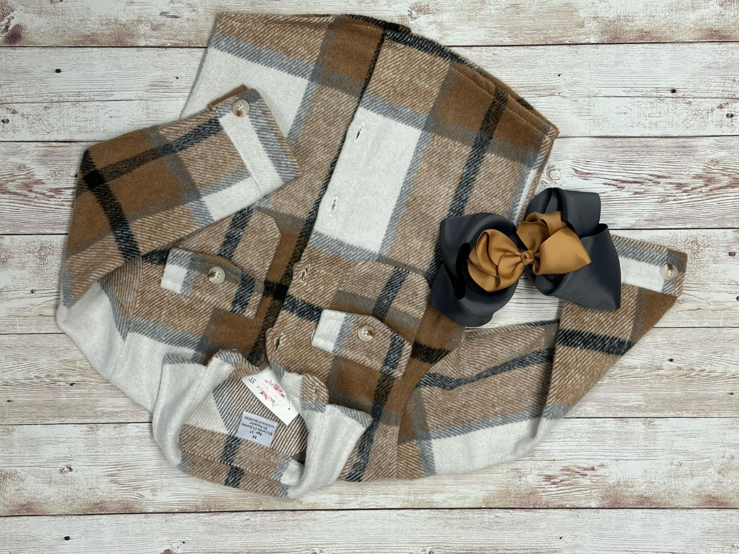 Brown Plaid: Unisex Jacket