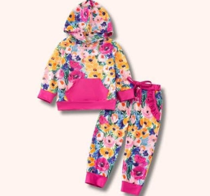 Bright Blooms Jogger Set