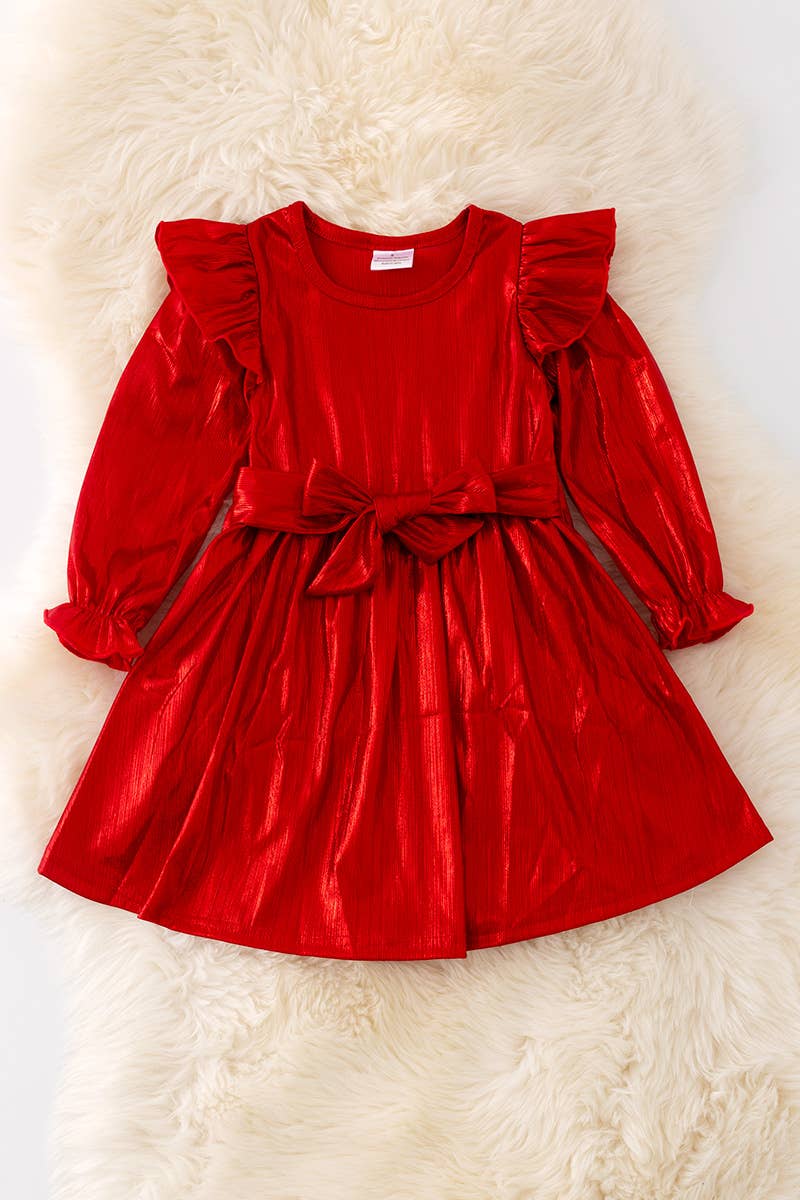 Red Shimmer: Dress