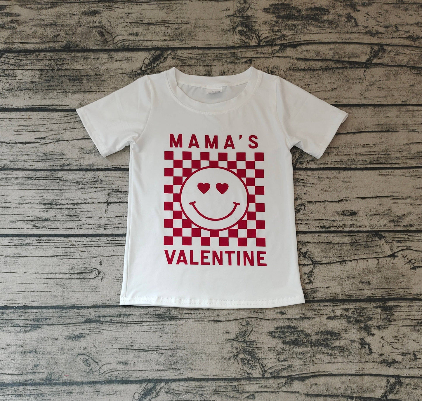 Mama's Valentines Short Sleeve Tee Shirts Tops