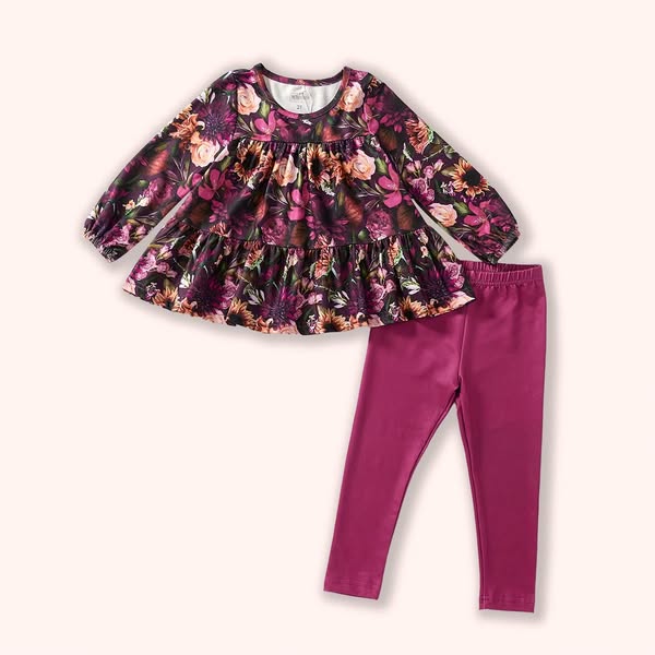 Crimson Garden Pant Set