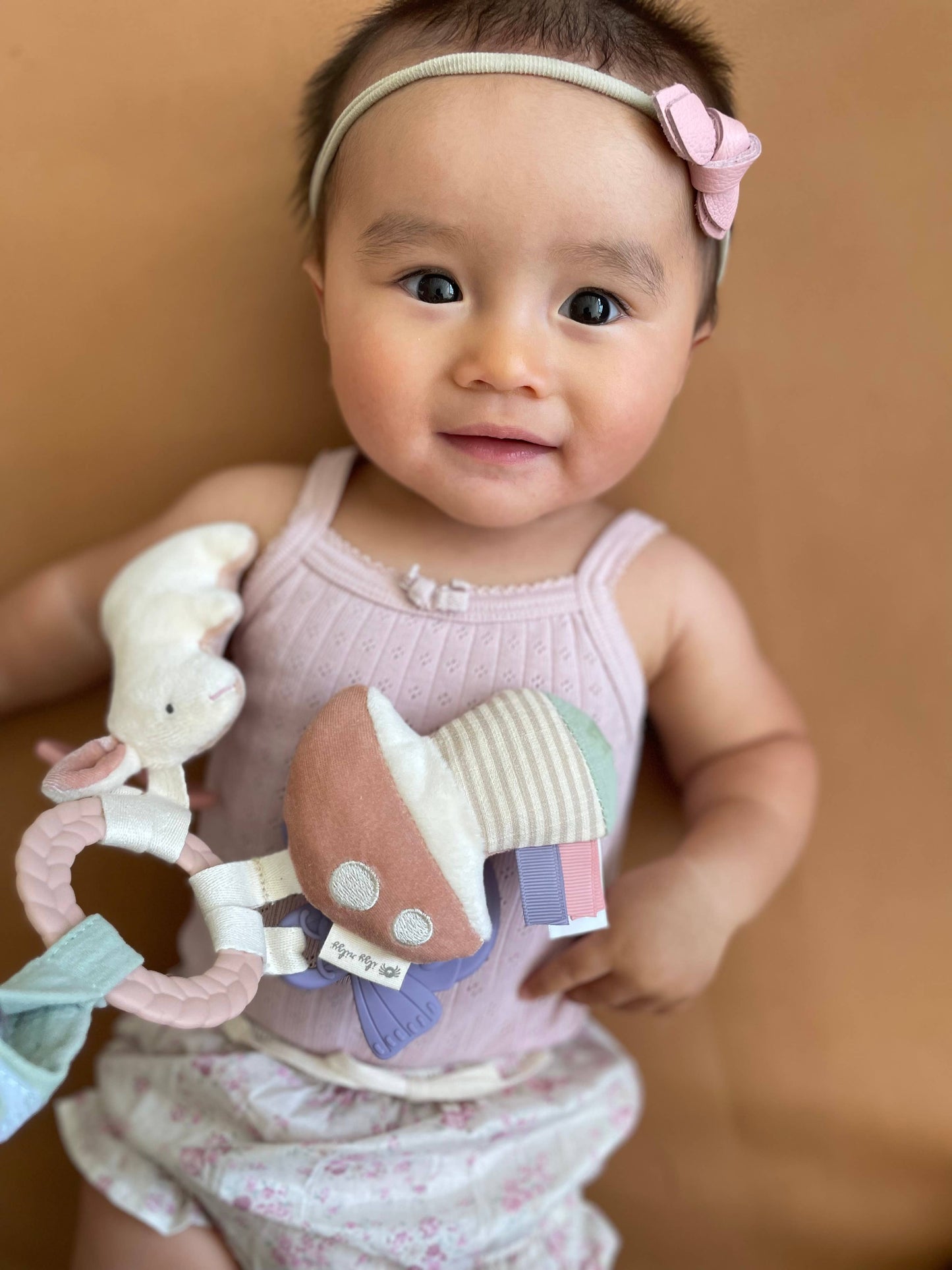 Bitzy Busy Ring™ Teething Activity Toy Bunny