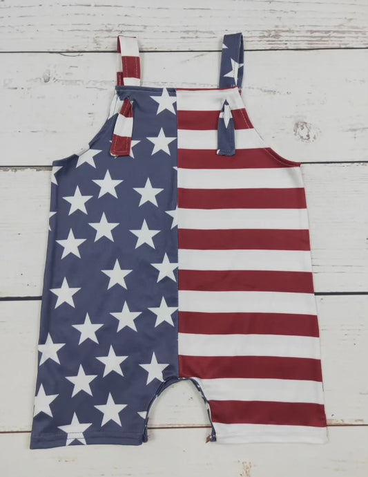 Unisex Flag Overalls