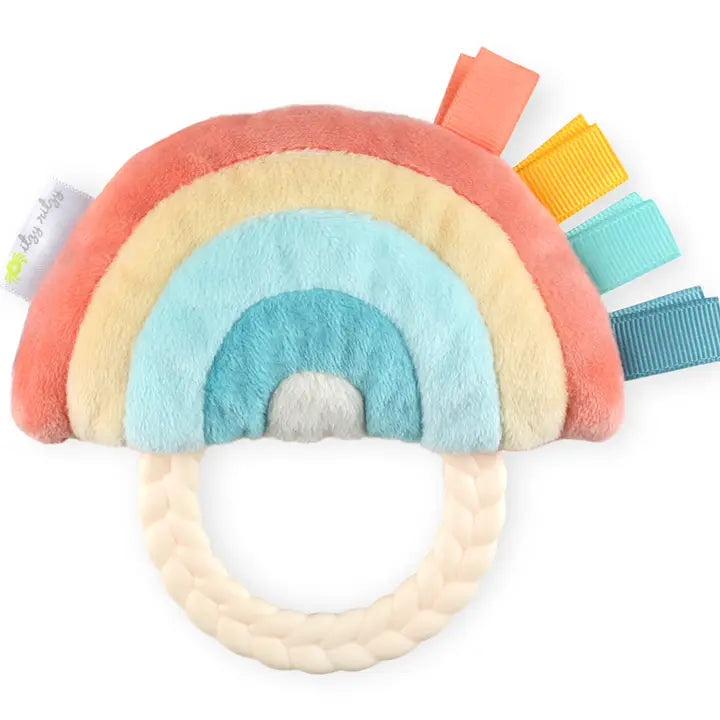 Itzy Ritzy: Ritzy Rattle Pal Plush Rattle Pal with Teether