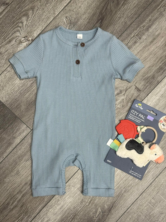 Dusty Blue Romper