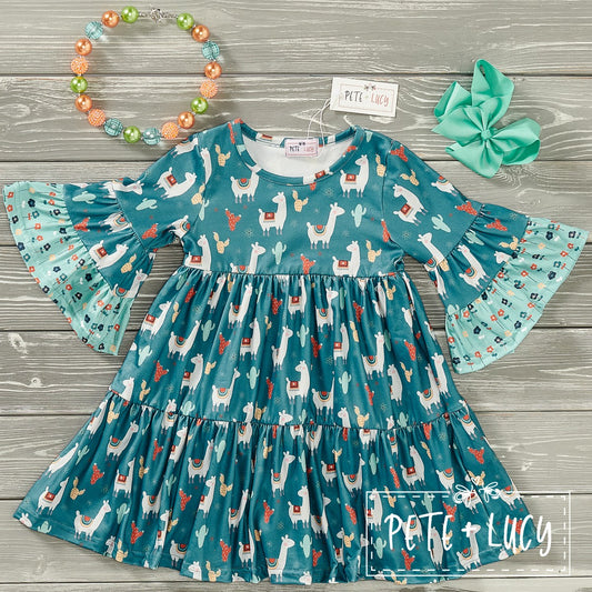 Floral Llama: Dress