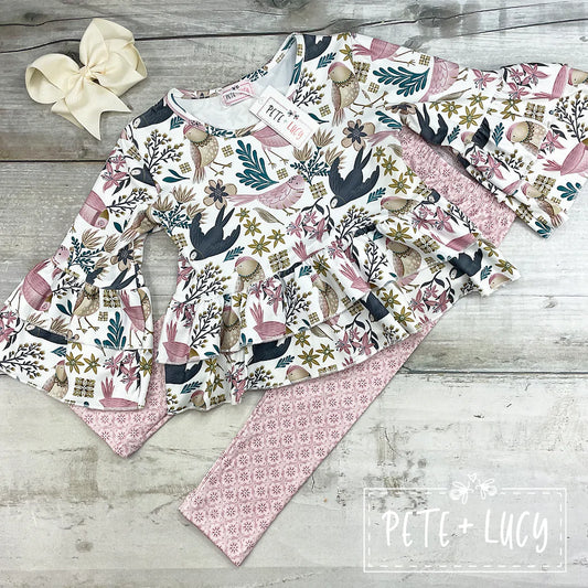 Birds of a Feather: Pant Set