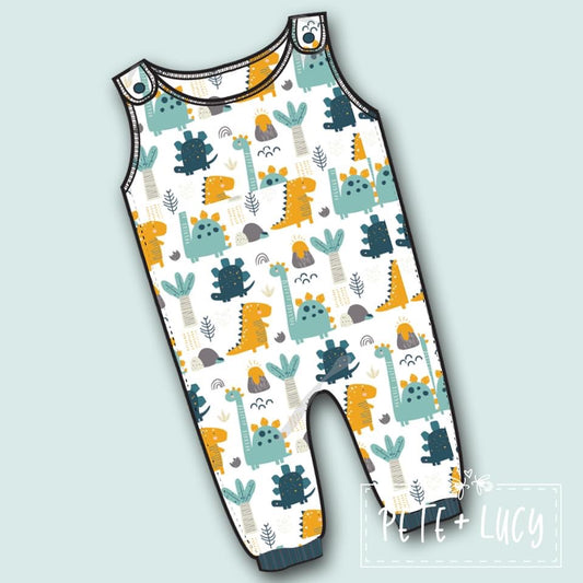 Prehistoric Pals: Boys Infant Romper