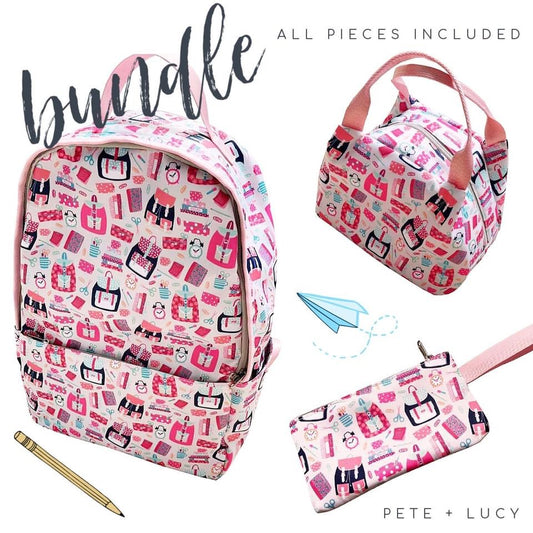 Back to School Backpacks: Backpack Bundle - Pink