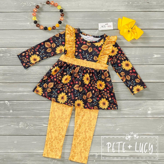 Dancing With Sunflowers: Pant Set