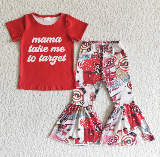 Mama Take Me To Target: Pant Set