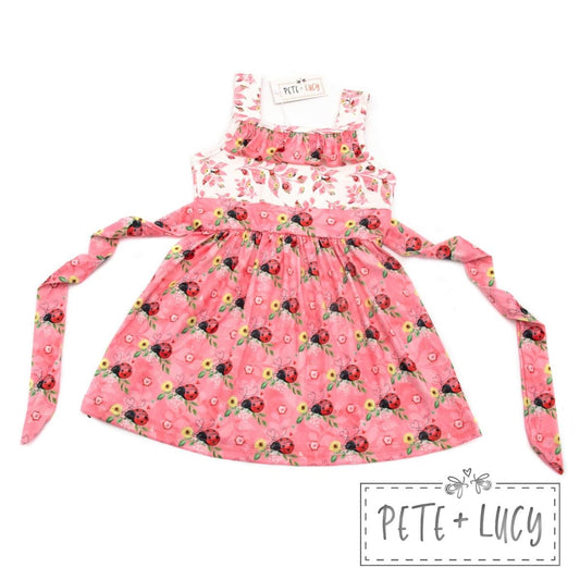 Sweet Ladybugs: Girls Dress