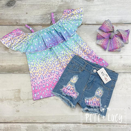 Pastel Jungle: Denim Set
