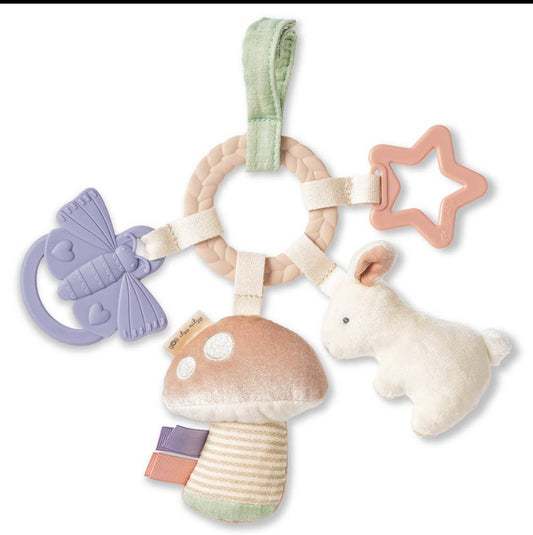 Itzy Ritzy: Bitzy Busy Ring Teething Activity Toy: Bunny